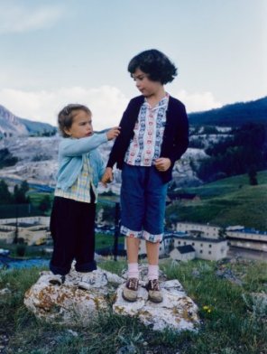 At Mammoth Hot Springs