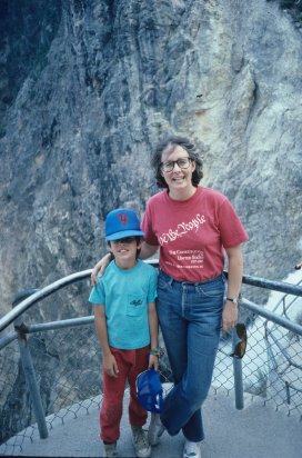 Kathleen and Hal at the falls