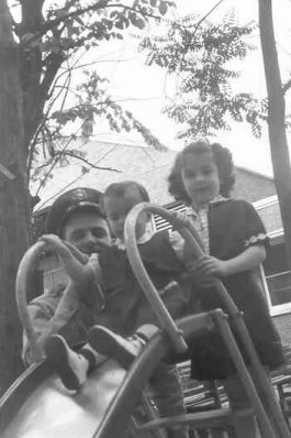 on the slide