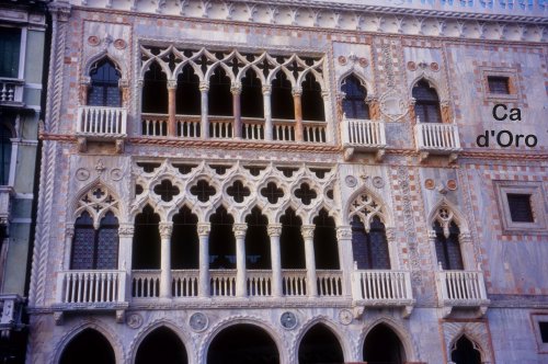 Ca d'Oro on Grand Canal