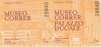 ticket to Doge's Palace