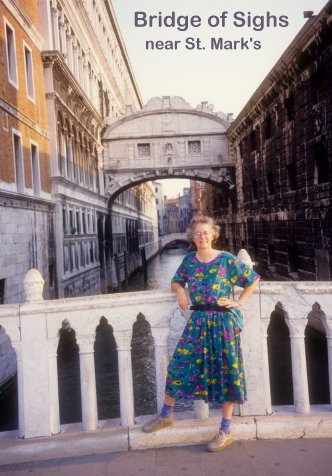 Kathy & Bridge of Sighs