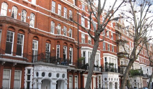 houses along my walk to work