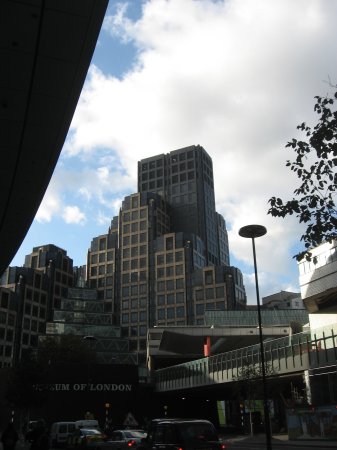 highrises near Museum of London