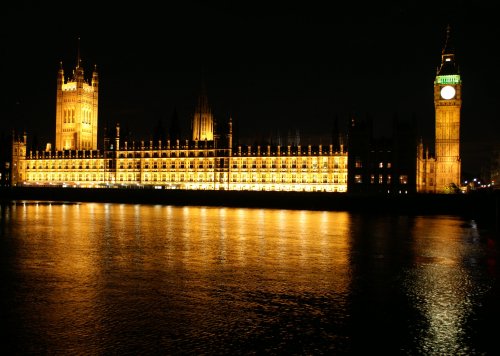 Houses of Parliament at night
