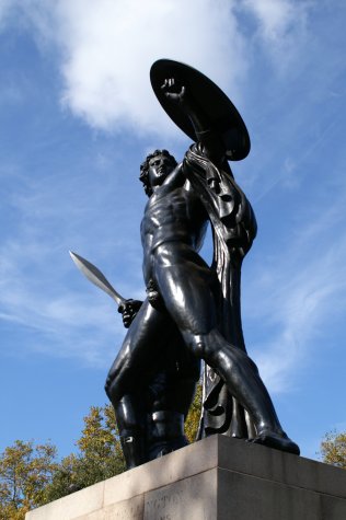 Achilles statue in Hyde Park