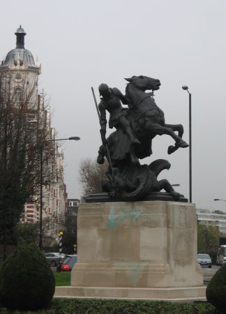St. George statue