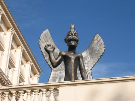  Weird scuplture at Inst. Cont. Arts