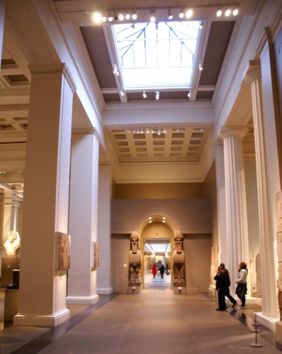 looking toward Assyrian gates