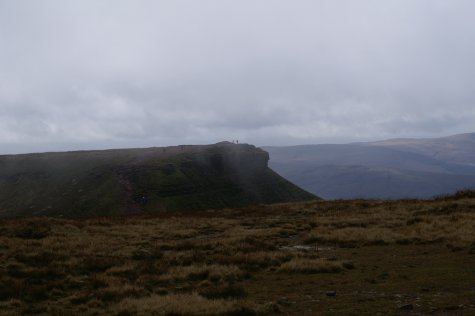 looking over at Corn Du from Pen y Fan