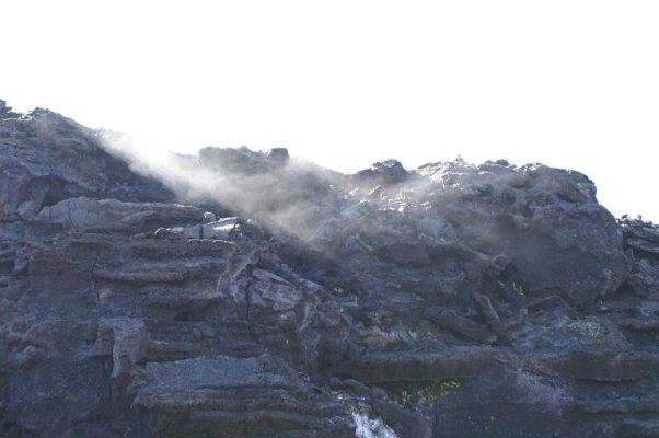 Steam at Kilauea Iki