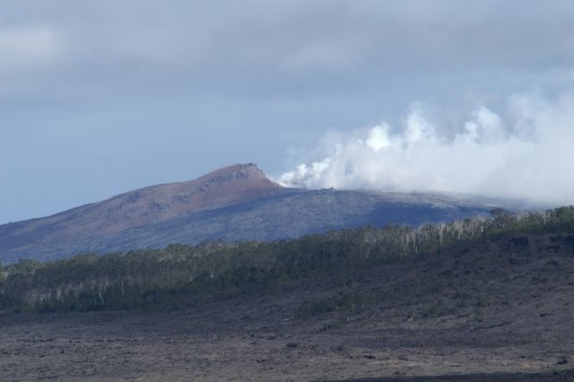 Pu'u O'o from Huluhulu