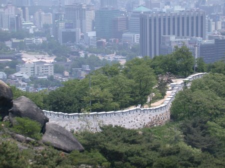 an old fortress wall