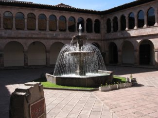 Art museum courtyard