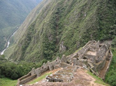 Winaywayna and valley