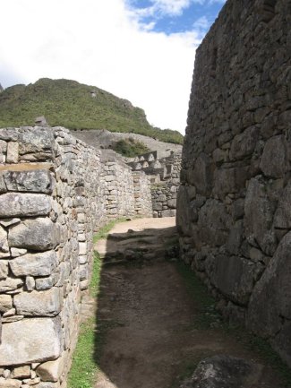 Path among the structures