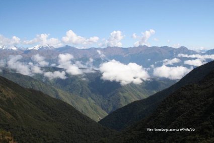 View from Sayacmarca