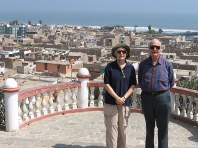 View of Huanchaco from the church